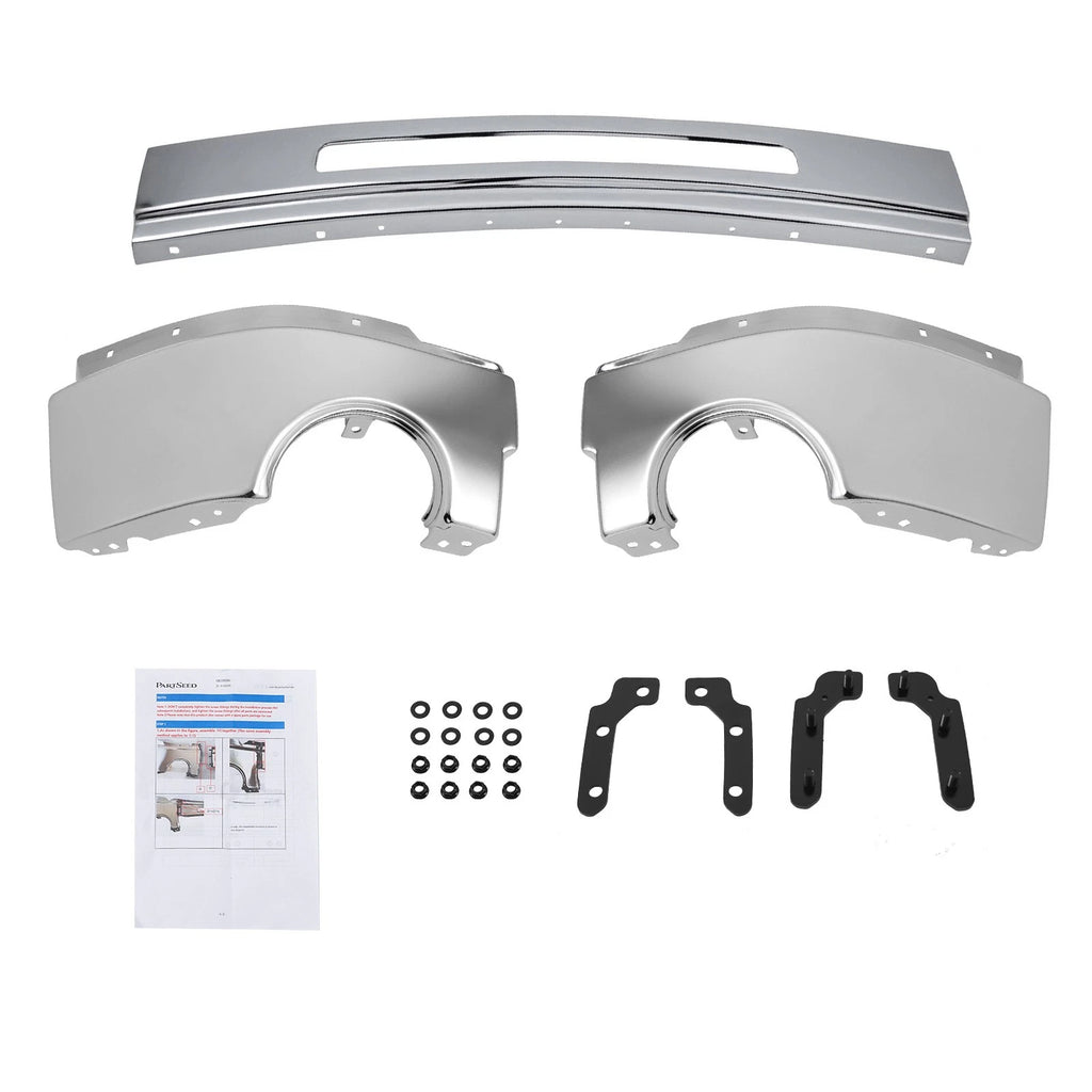 Front Bumper for GMC Sierra 1500/2500HD/3500HD (2007–2013) Chrome