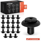 7mm Nylon Trim Clips (Open End) for Toyota (20-Pack, 2010-2024)