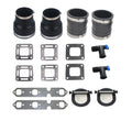 Wet Joint Exhaust Bellow Kit for Mercruiser V6 175-205 (3" 32-90949T 27-99757 70981A3)