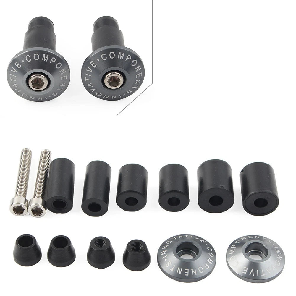CNC 7/8" Handle Bar End Weights for Dirt Bike (Universal) - Grey