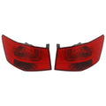 Set of 2 TYC Outer Tail Light Lamp Assemblies for Kia Forte (2010–2013)