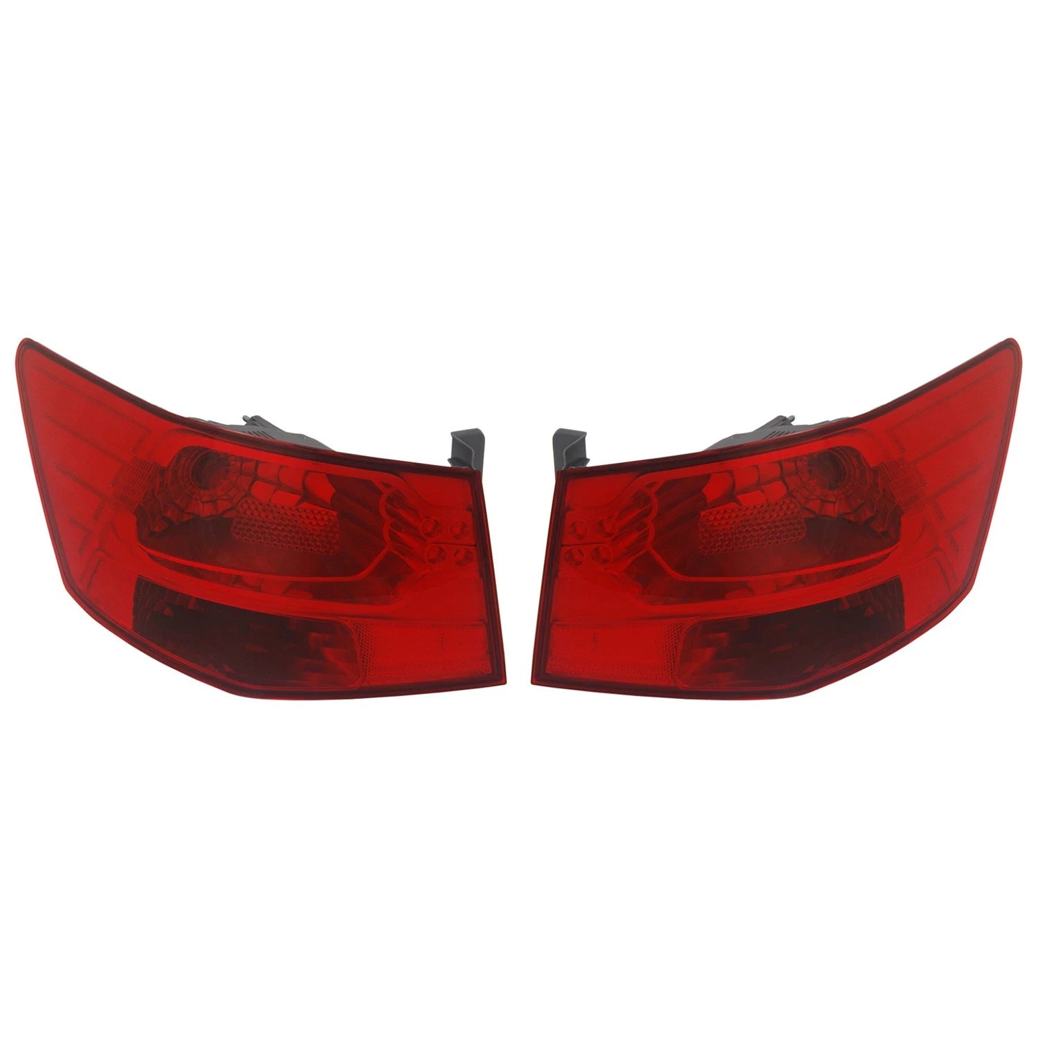 Set of 2 TYC Outer Tail Light Lamp Assemblies for Kia Forte (2010–2013)