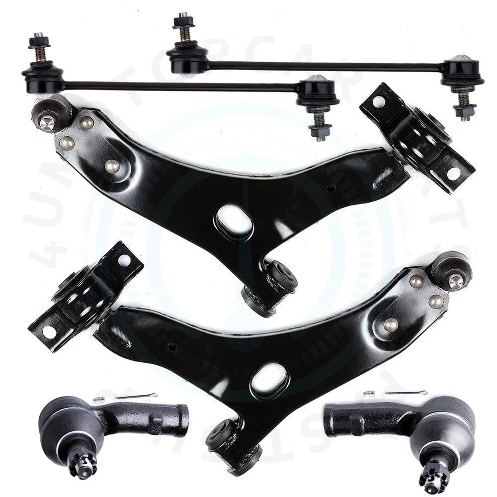 Set of 2 Front Lower Control Arms & Ball Joints for Ford Focus (2000–2004)