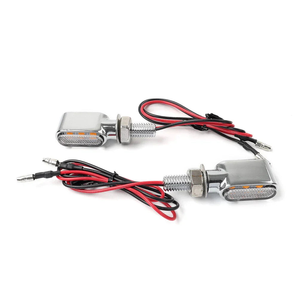 Mini Turn Signal Indicator Lights Amber for Universal Cars