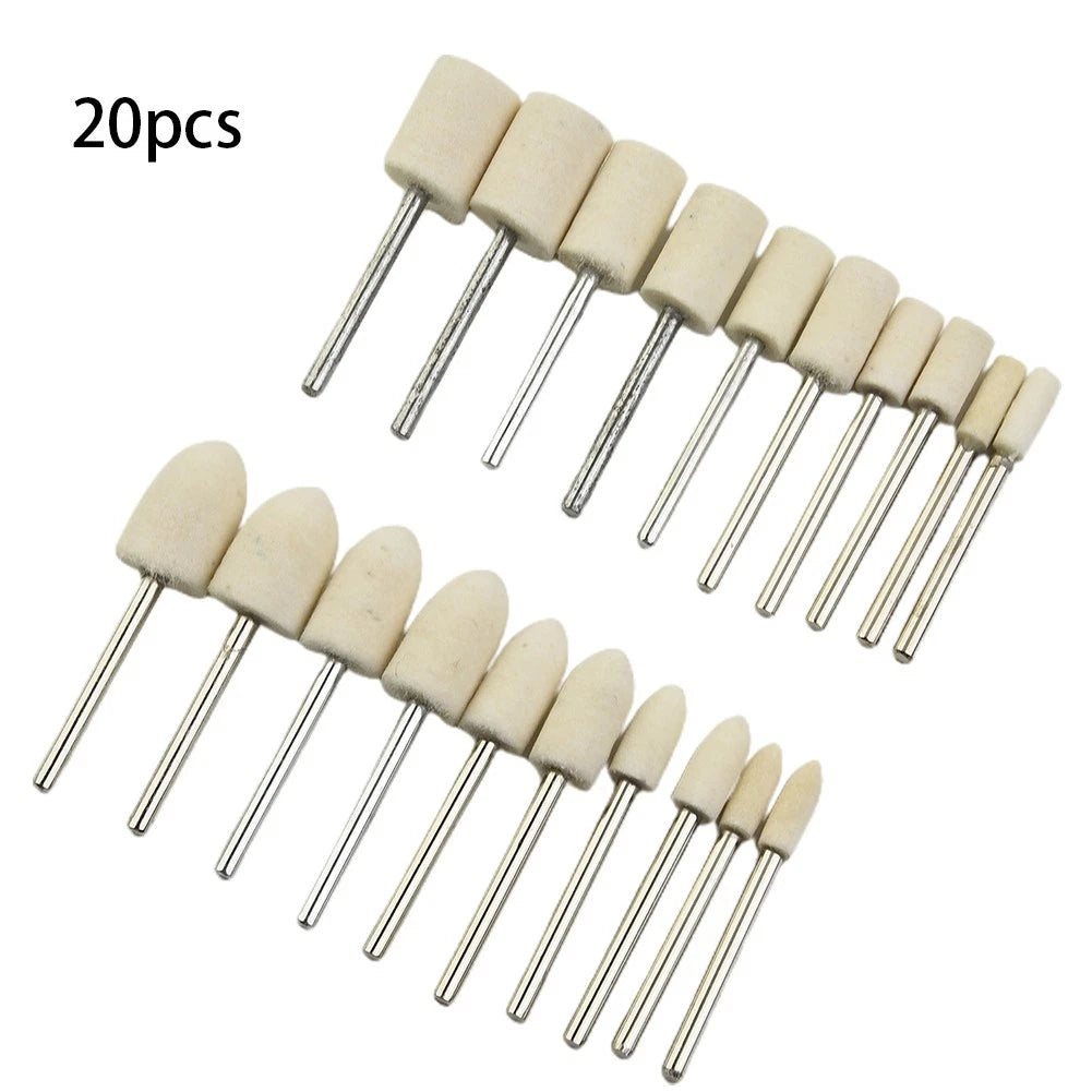 Soft Felt Polishing Buffing Wheel Accessory for Jewelry Watches Molds