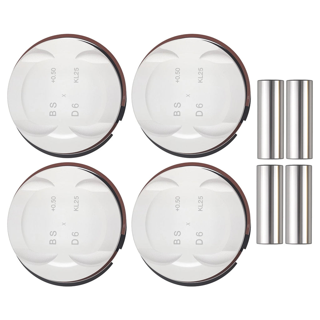 Oversize 0.50MM Piston & Rings Kit for Hyundai Kia Accent Rio (2012–2016)