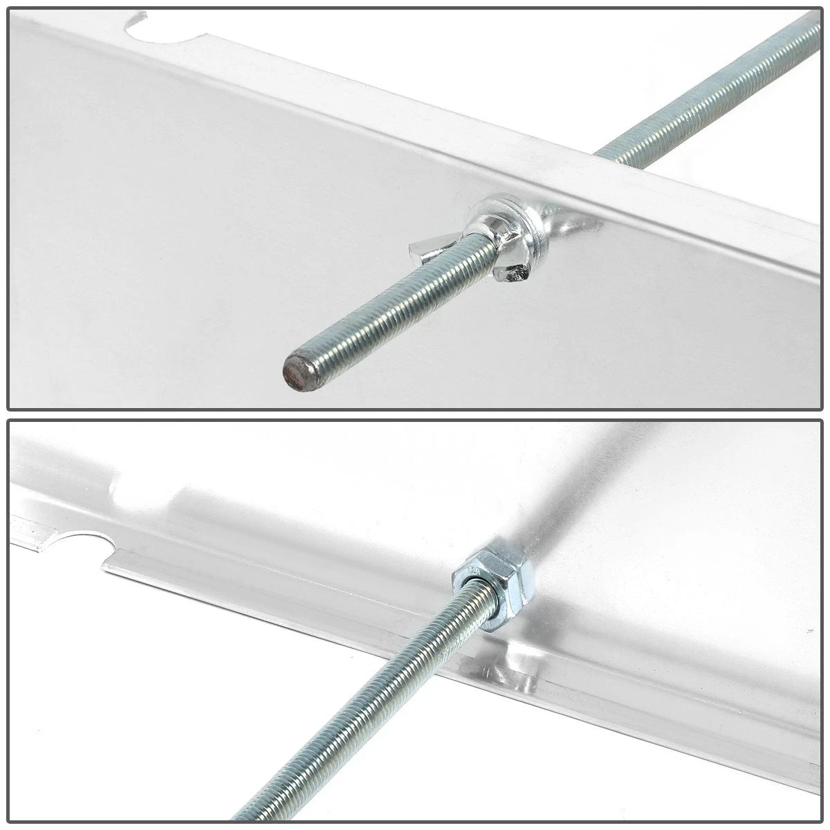 Aluminum Battery Box Relocation Kit for Universal Applications (13.5"W X 9.5"D X 10"H)