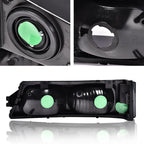 Smoked Corner Headlights and Signal Bumper Lamp for Chevy Silverado (2003–2007)