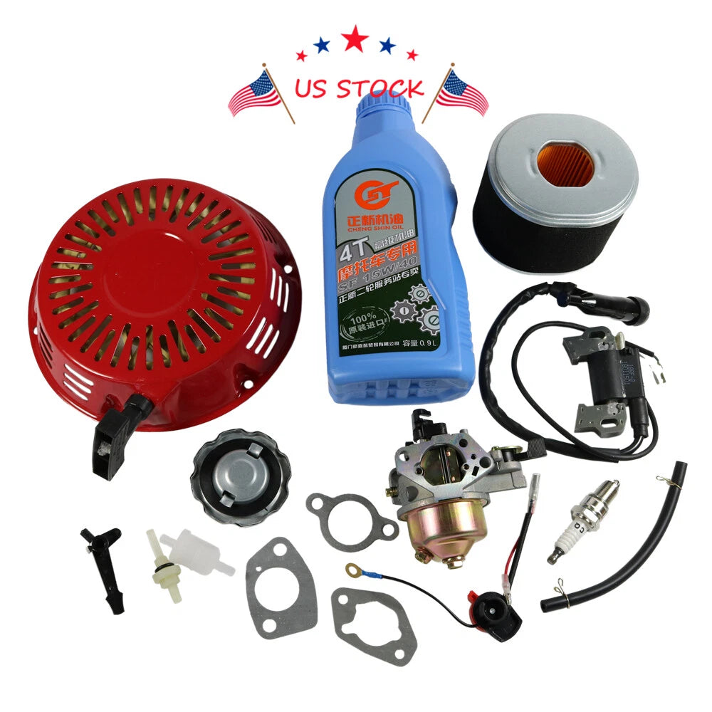 Ignition Coil and Spark Plug Kit for Honda GX240 GX270