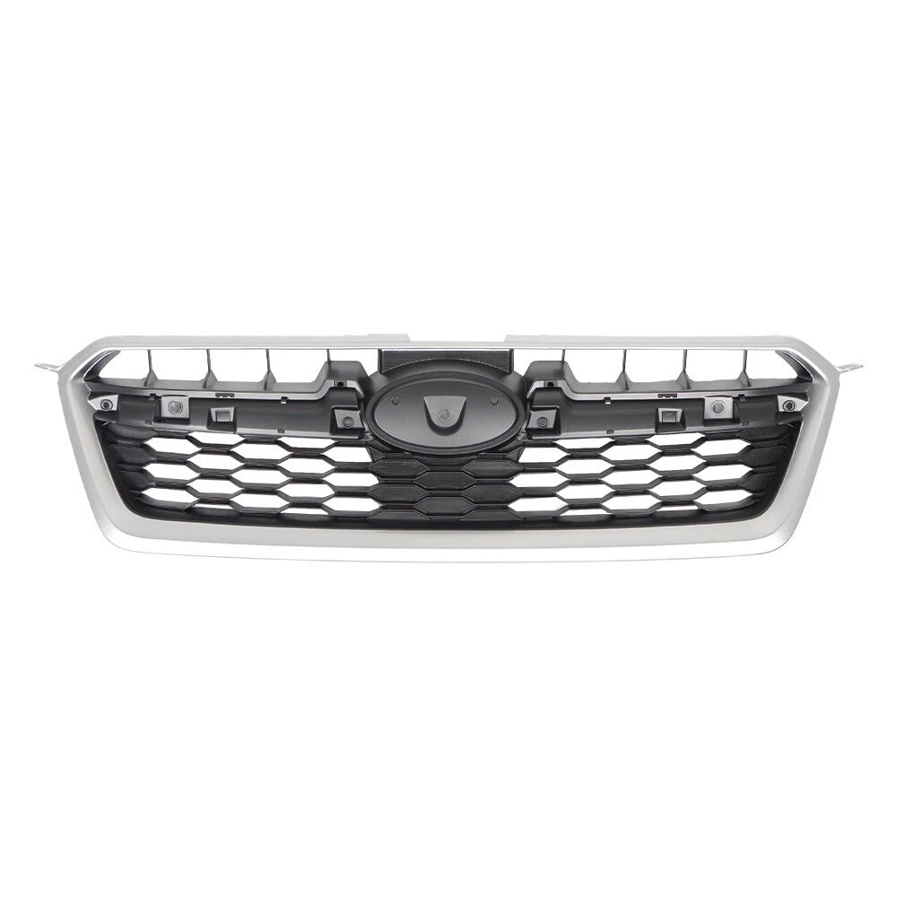 Grille Bumper for Subaru Impreza (2012–2014) Silver Shell Black