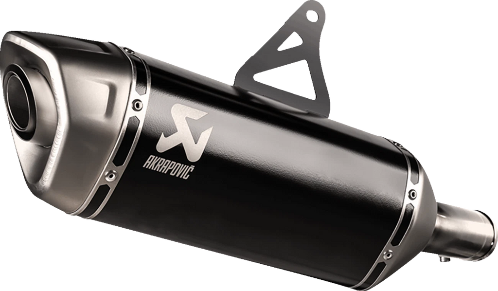 Akrapovic Slip-On Line Muffler for Honda XL750 Transalp (2023–2023) - Titanium, Black