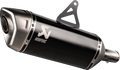 Akrapovic Slip-On Line Muffler for Honda XL750 Transalp (2023–2023) - Titanium, Black