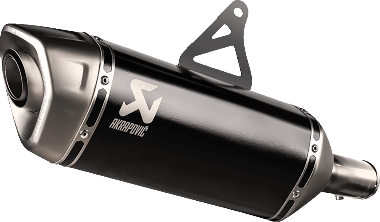 Akrapovic Slip-On Line Muffler for Honda XL750 Transalp (2023–2023) - Titanium, Black