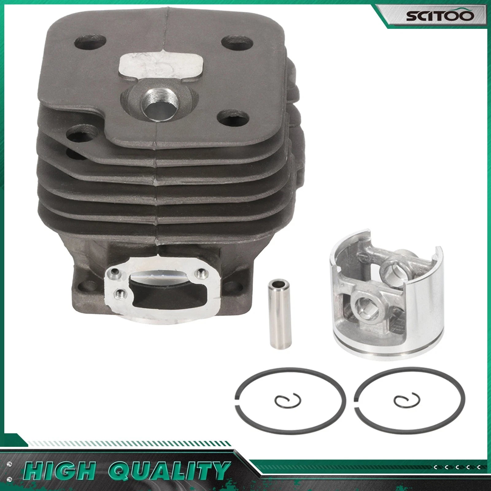Cylinder Piston Kit & Rings for Husqvarna 61 268 272 272K 272XP (52mm)