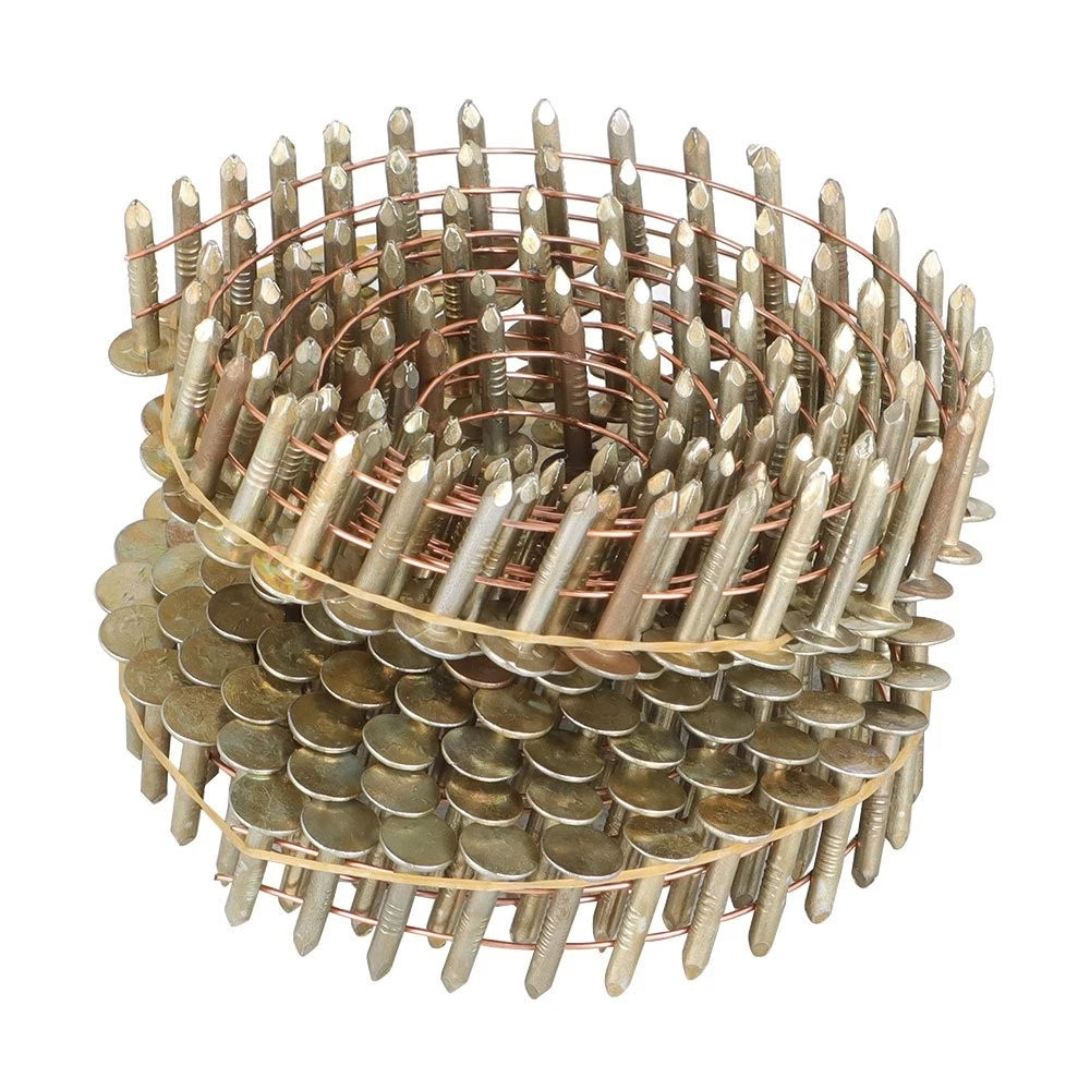 Set of 7200 Galvanized Coil Roofing Nails for Roofing Projects