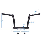 10'' Chizeled Z-Bar Ape Hanger Handlebars for Harley Road Glide (1996–2014)