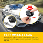2X Bumper Release Quick Latch Hood Pin Lock Clip