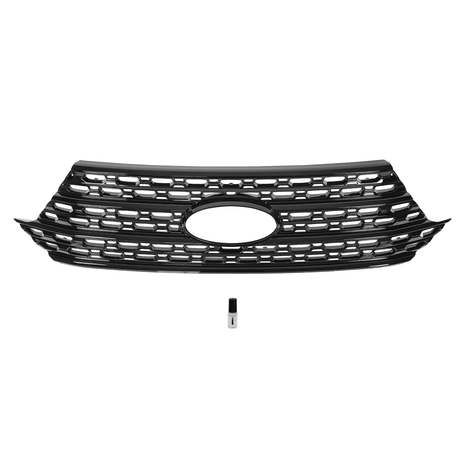 Front Radiator Grille Overlay Cover for Ford Explorer (2020–2024) Black