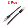 2X Male Car AM FM Radio Antenna Socket Connector Cable 13cm for Ford 