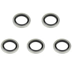 5 x Car Oil Sump Drain Plug Sealing Gaskets for Renault Clio