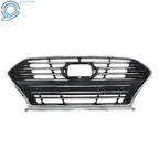 Chrome Black Front Bumper Grill for Hyundai Sonata (2018–2020)