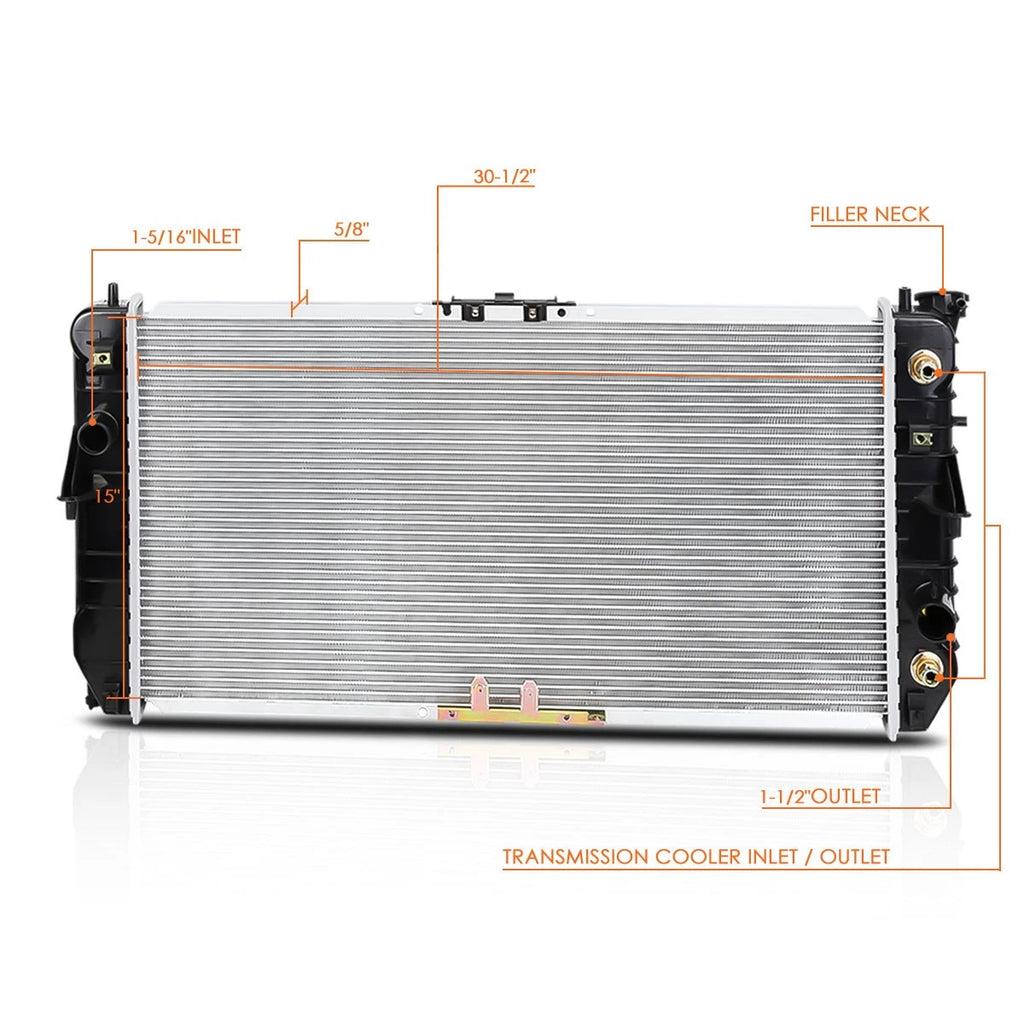 Full Aluminum Core Radiator for Buick Park Avenue (1997–2004) DPI-1880