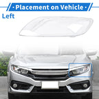 1 Pc Headlight Lens Cover for Audi Q7 (2006–2015) No. 4L0941029 Clear