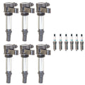 Set of 6 Denso Ignition Coils & Iridium Spark Plugs for LaCrosse Outlook Traverse (2005–2014)