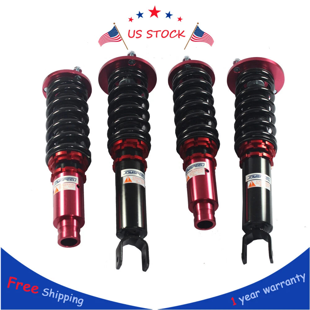 Set of 4 Coilover Struts Shock Absorbers for Honda Accord (1990–1997)