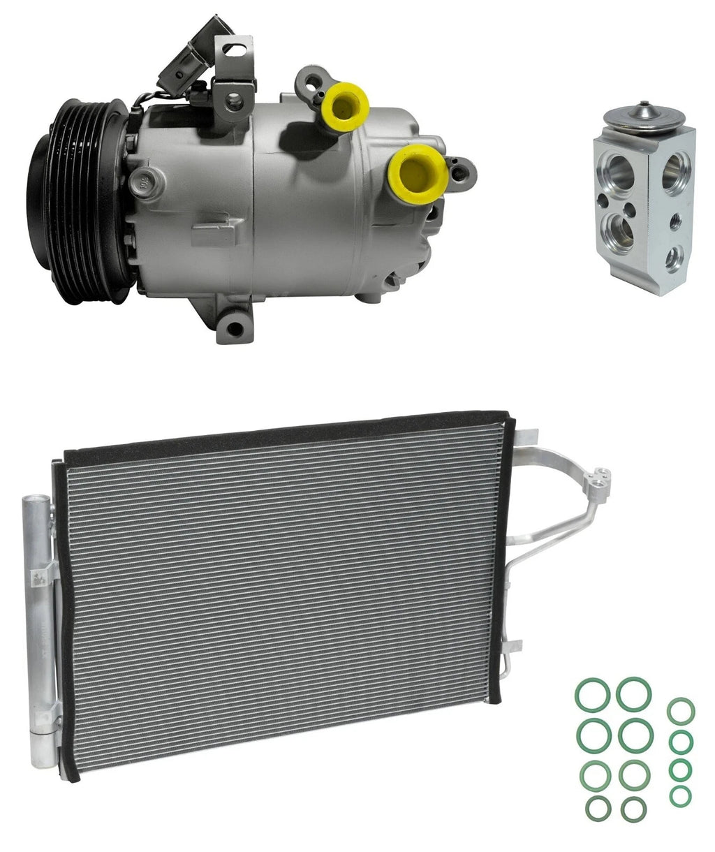 A/C Compressor Kit With Condenser for Kia Forte5 2.0L (2014–2018)