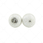6X Vintage Ceramic Cupboard Door Knobs for Drawer Pulls