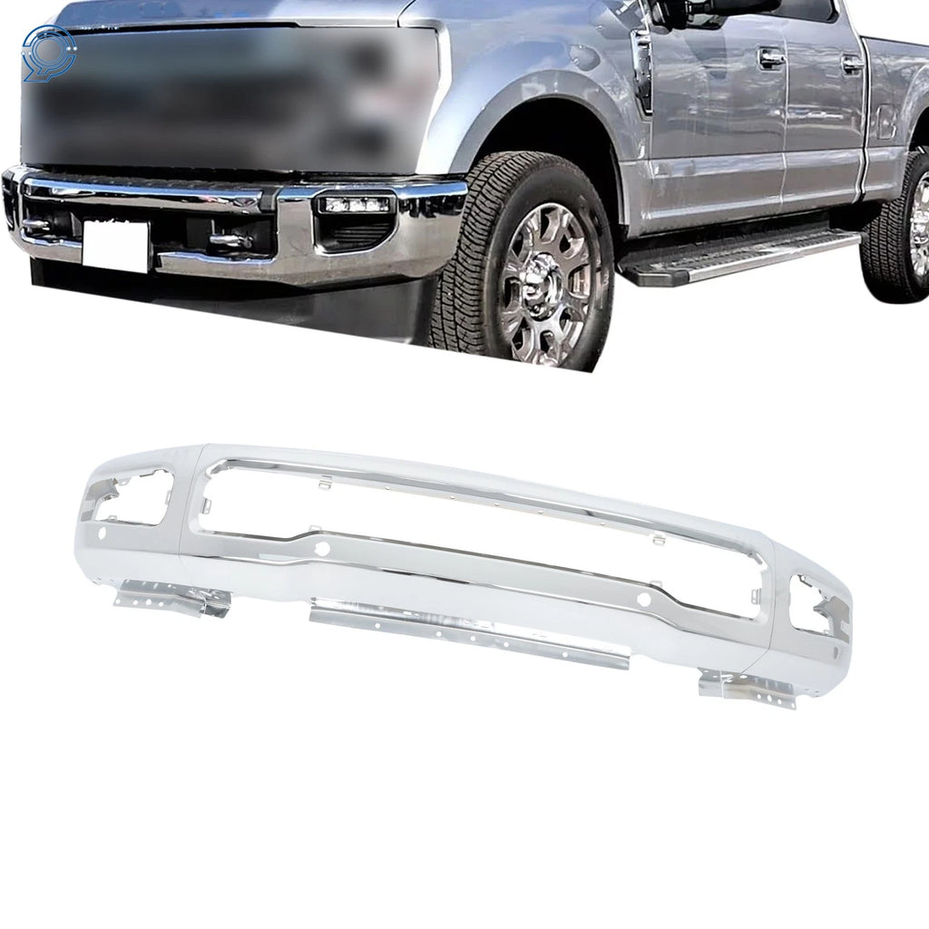 Front Bumper Face Bar Split Chrome for Ford F250 F350 (2023–2025)