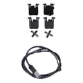 Hella Rear Low-Met Disc Brake Pad w/Sensor for BMW F22 F23 F30 F31 F32 F33 F34 F36 (2012–2020)