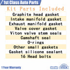 Head Gasket Set w/ Bolts for Chevy Impala Venture Olds Buick Pontiac 3.4L (1996–2005)