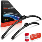 2x Windshield Wiper Blades for BMW E63 640i 650i M6 (2004–2010)
