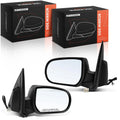 2X Power Mirror Manual Folding Textured Black for Ford Escape (2001–2007)