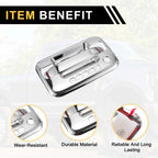 Set of 1 Exterior Door Handle Cover for Ford F-150 (2004–2014) Silver Tone