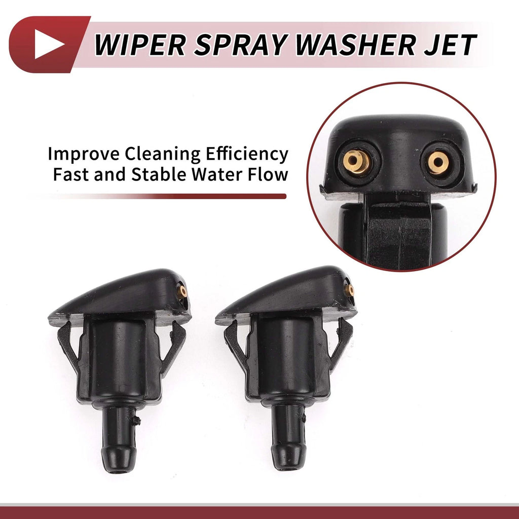 Set of 2 Windshield Washer Nozzles for Toyota T100, Lexus LX470 No. 85381-12060