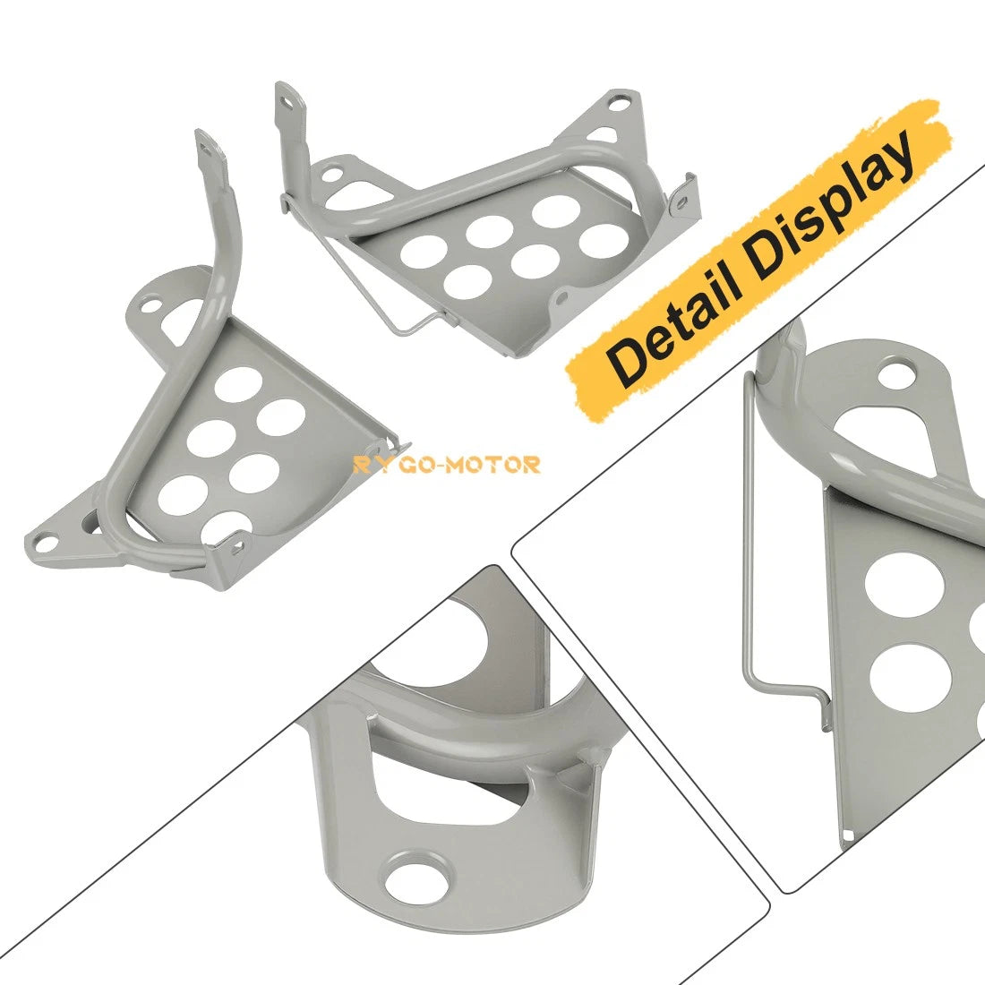 Set of 2 Heel Guards for Yamaha Blaster YFS200 (1990–2006) Left & Right