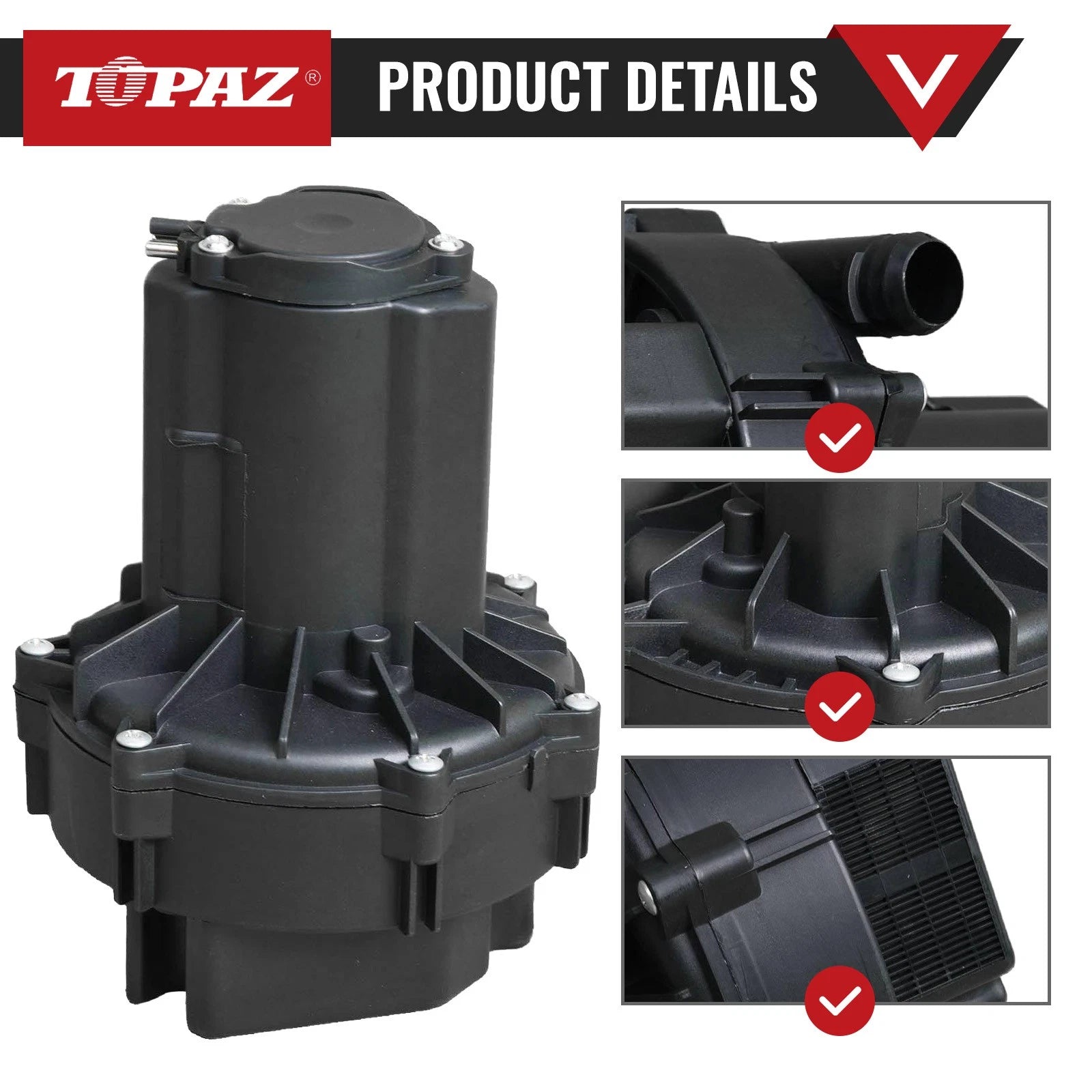 Secondary Air Injection Smog Pump for Mercedes-Benz E320 CL500 ML500 (1996–2002)