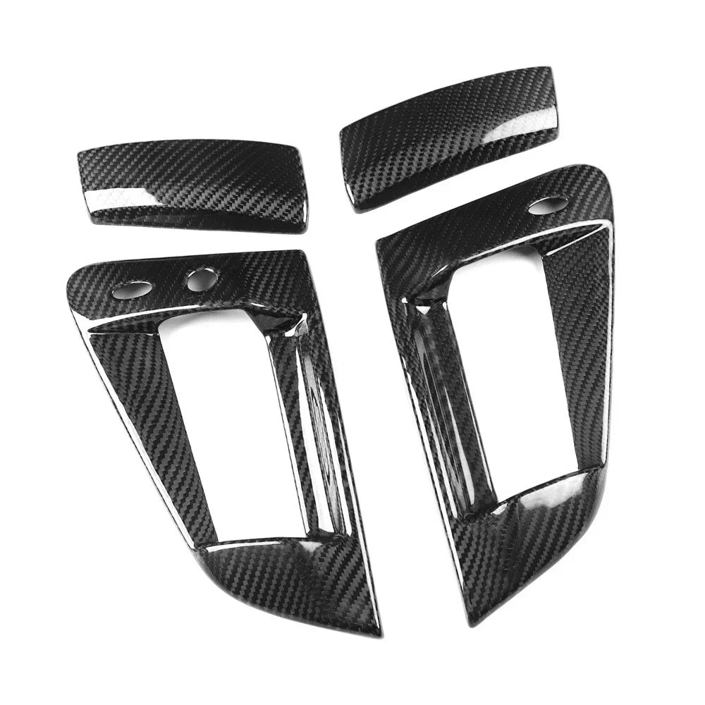 Real Carbon Fiber Exterior Door Handle Covers for 2009-2021 Nissan 370Z Z34