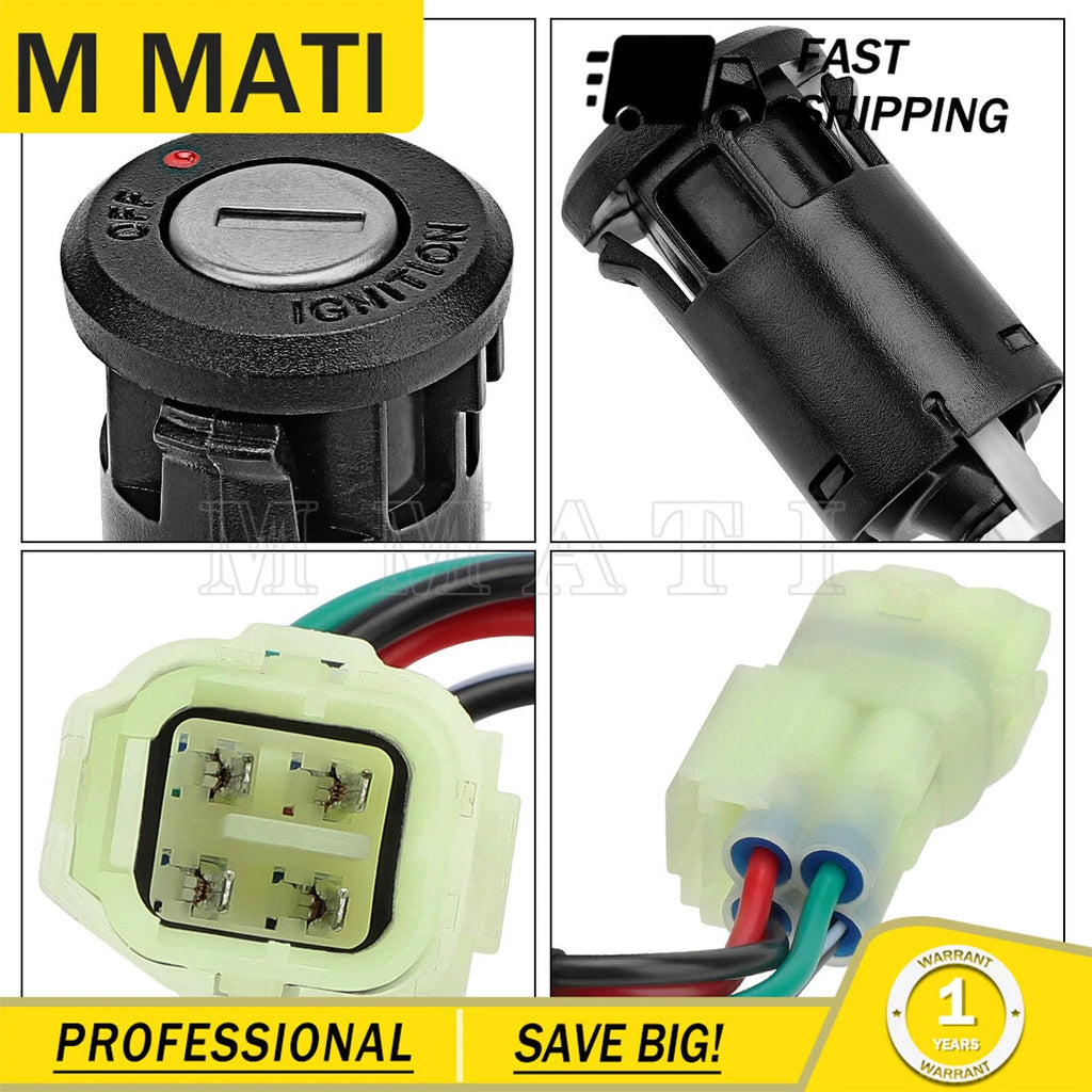 Ignition Key Switch for Kawasaki KFX 50 (2007–2009, 2013–2023) / KFX 90 (2007–2023)