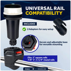 LED Portable Boat Navigation Light with Rail Mount (IP67)