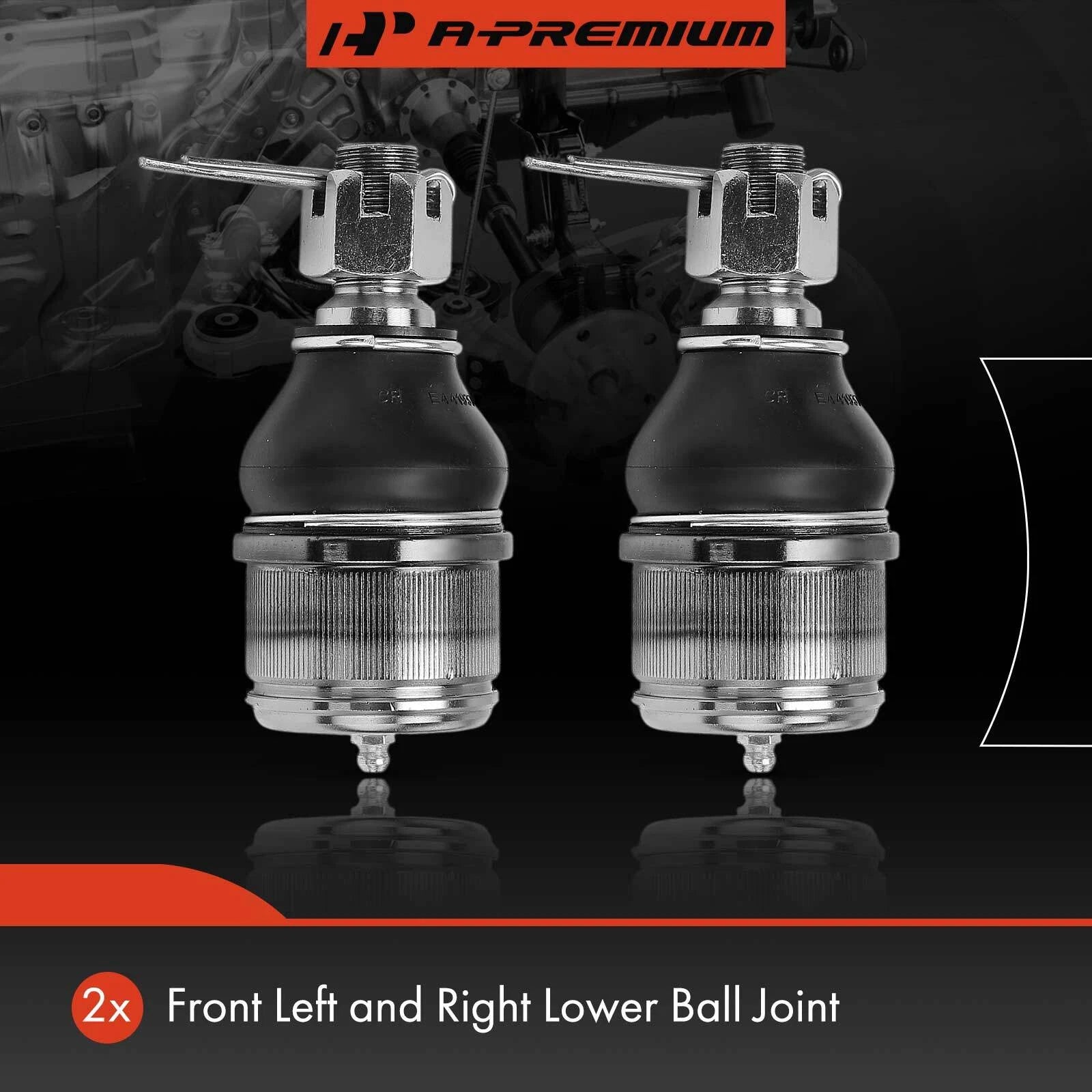 2X Front Lower Ball Joints for Ford E-150 E-250 (2003-2014)
