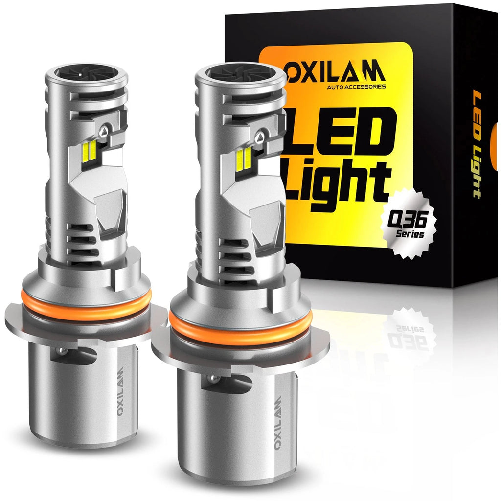 2X OXILAM 9007 HB5 LED Headlight Bulbs for