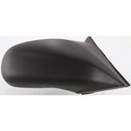 Set of 2 Manual Remote Mirrors for Honda Civic Sedan (1996–2000) Textured Black