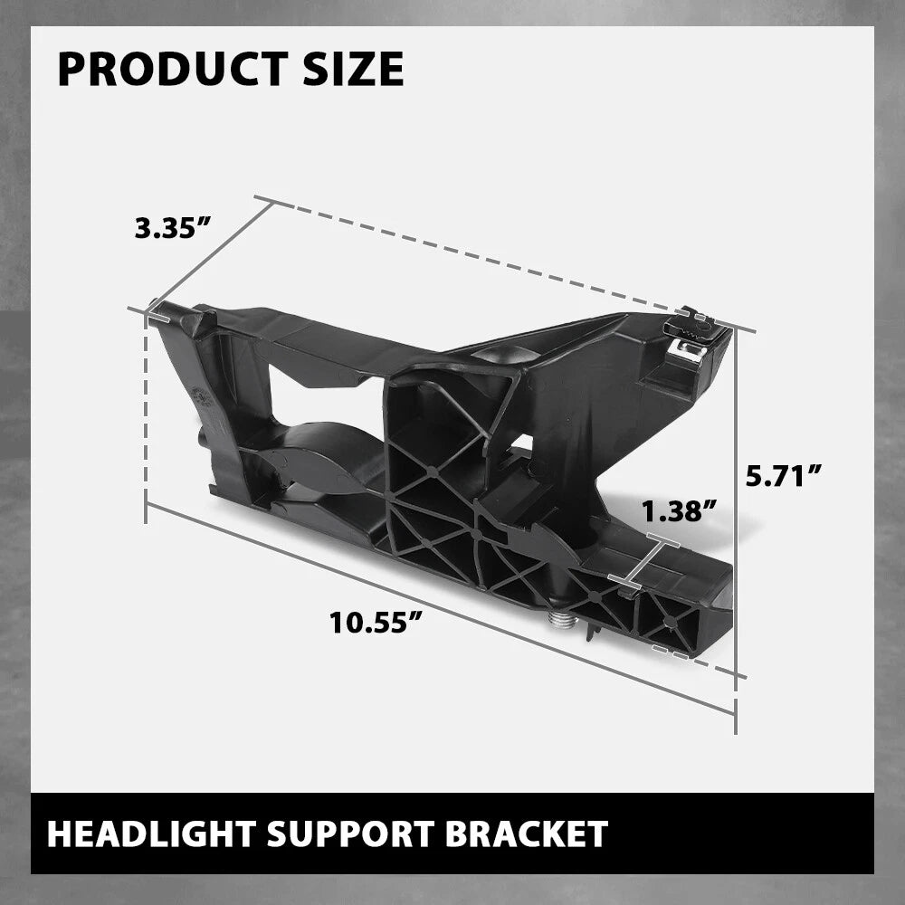 Set of 2 Front Bumper Headlight Support Brackets for Audi A6 A7 (2012–2018)