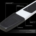 Set of 2 Nerf Bar Running Boards for Silverado Sierra (2007–2019)