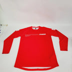 Thor 22 Sector Minimal Jersey for Motocross (Small, Red, Long Sleeve)