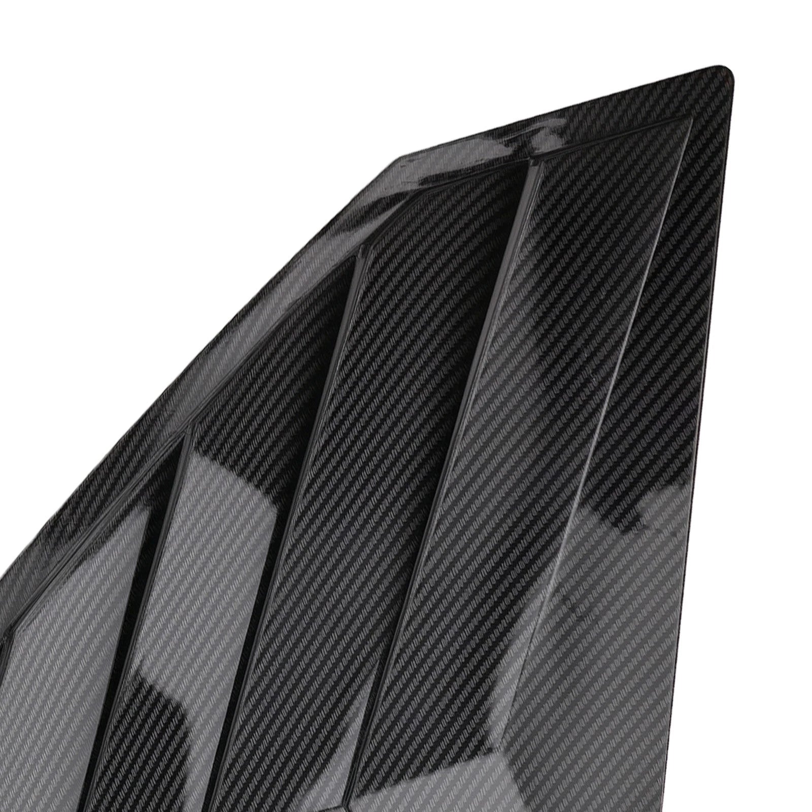 ABS Side Window Louvers for Toyota RAV4 (2019–2025) Carbon Fiber Finish